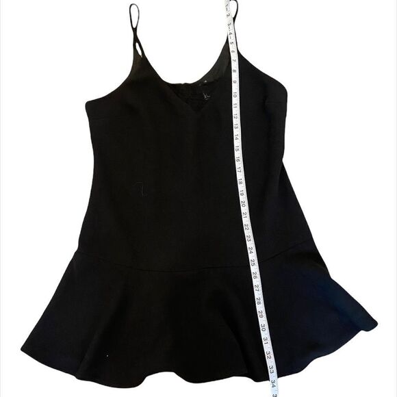 FOREVER21 Black Mini Spaghetti Strap Dress L - Picture 6 of 8